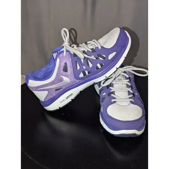 Nike Shoes Youth 5 Women's 7 Purple Dual Fusion Run 2 599793-500 Sneakers - Picture 5 of 10